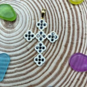 Iced Out Cross Pendant In 925 Silver Pendant Moissanite Diamond