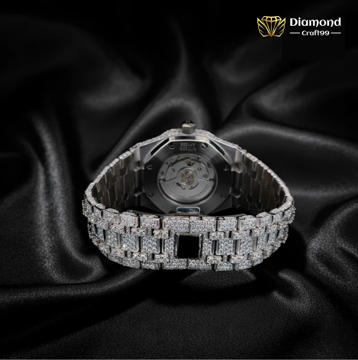 Beautiful Automatic Tree Branch Moissanite Watch For Men - Image 5